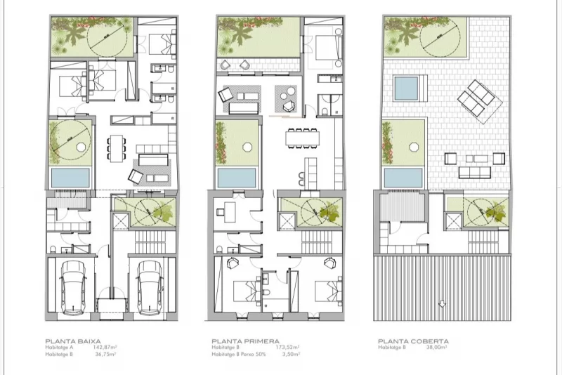 Edificio con proyecto para construir 2 viviendas en Manacor