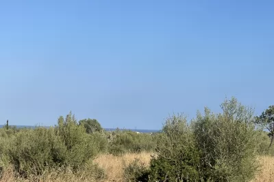 Terrain constructible avec vue mer en zone calme