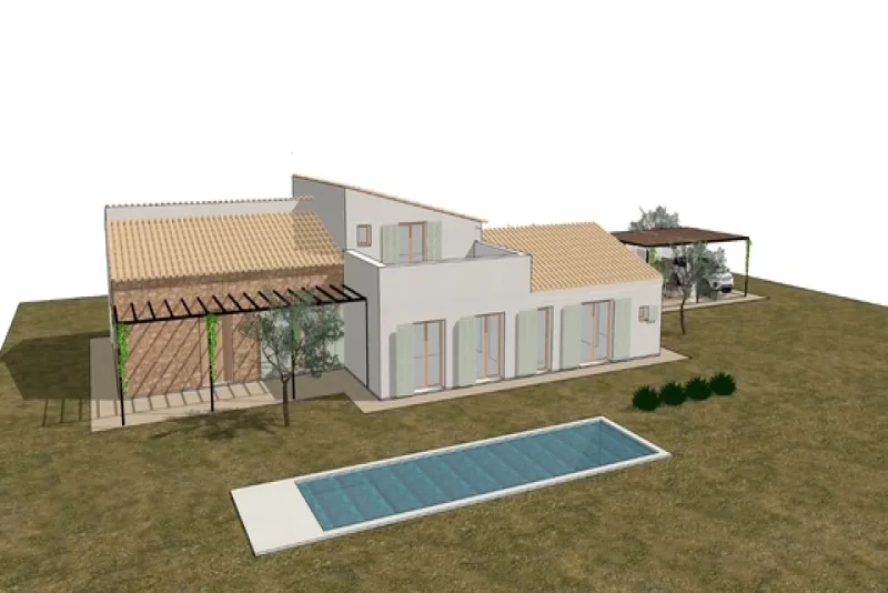 Finca con proyecto de reforma con amplias vistas, en Manacor